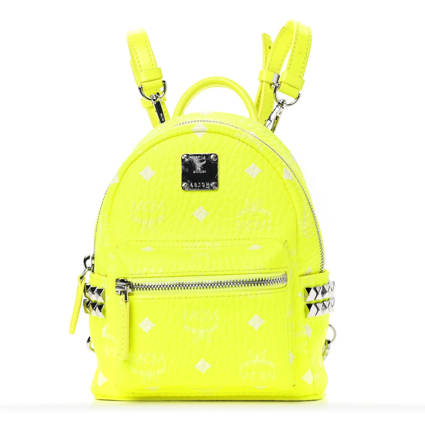 Visetos Side Stud X-Mini Stark Bebe Boo Backpack Neon Yellow