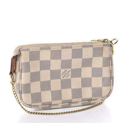 Louis Vuitton Damier Azur Mini Pochette Accessories 3 of 7