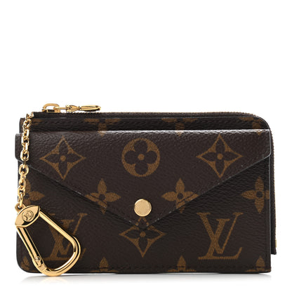 Louis Vuitton Monogram Recto Verso Card Holder Black 1 of 7