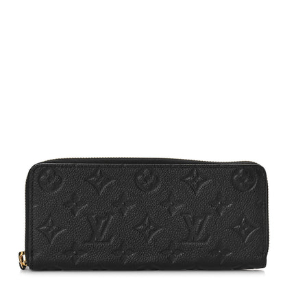 Louis Vuitton Empreinte Clemence Wallet Black 1 of 8