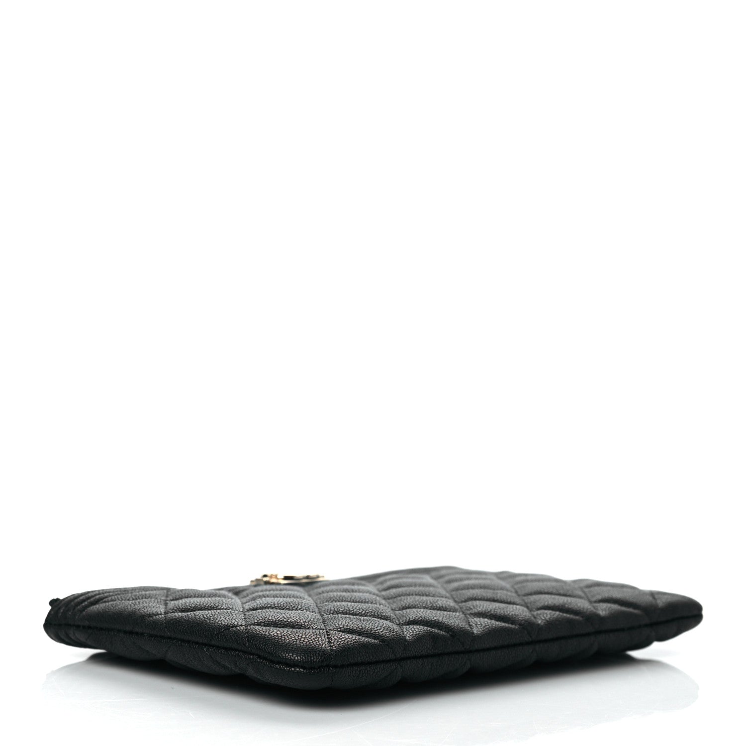 Chanel Caviar Quilted Small Boy Cosmetic Case Black 4 of 9