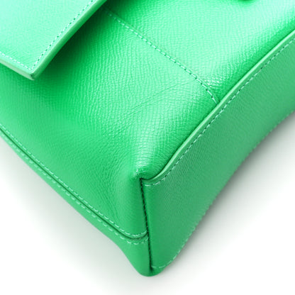 Balenciaga Grained Calfskin XS Downtown Shoulder Bag Vivid Green 11 of 12