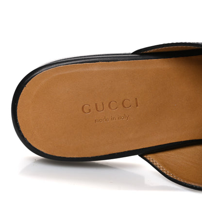 Gucci Calfskin Womens Princetown Slippers 36.5 Black 9 of 11