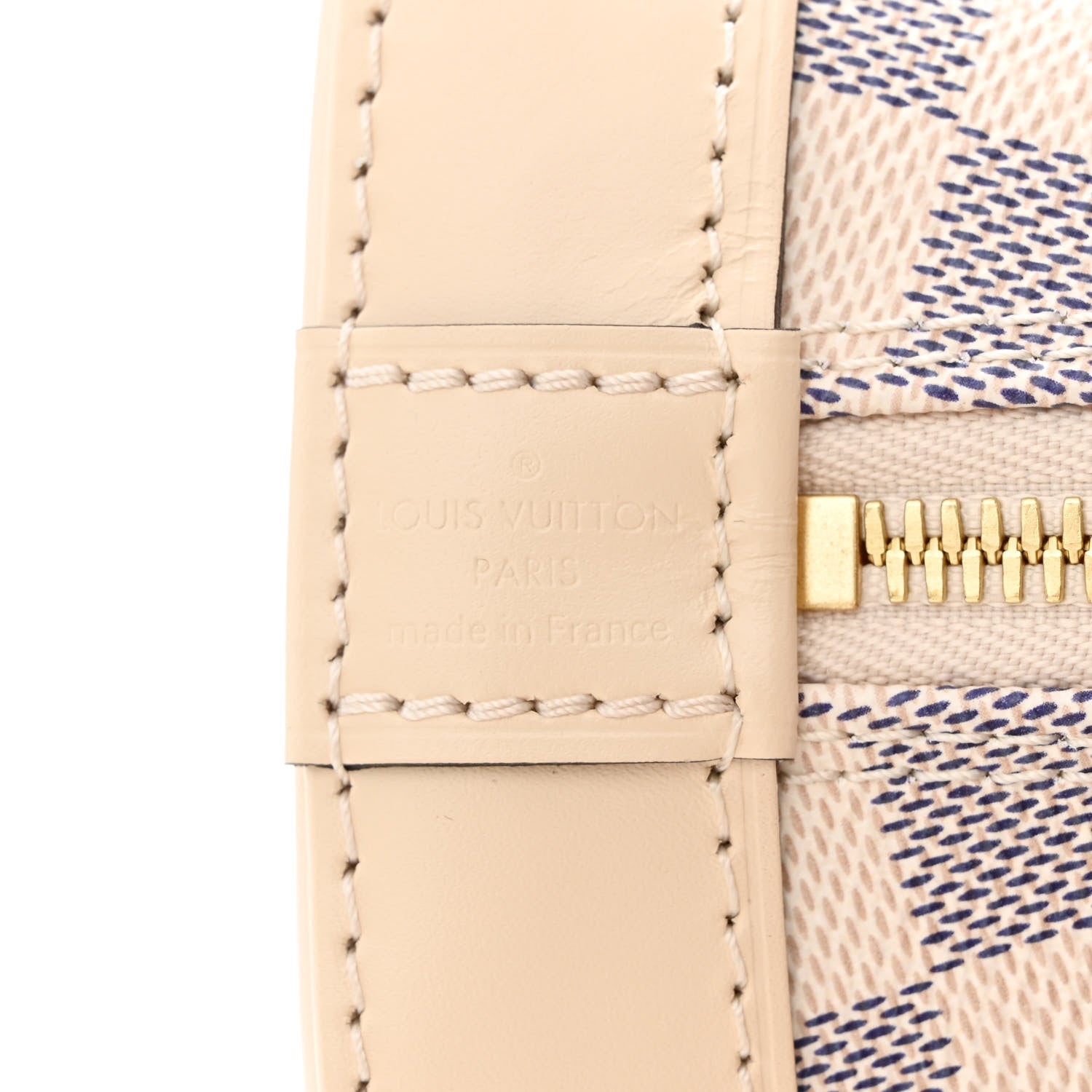 Louis Vuitton Damier Azur Braided Alma BB 6 of 10