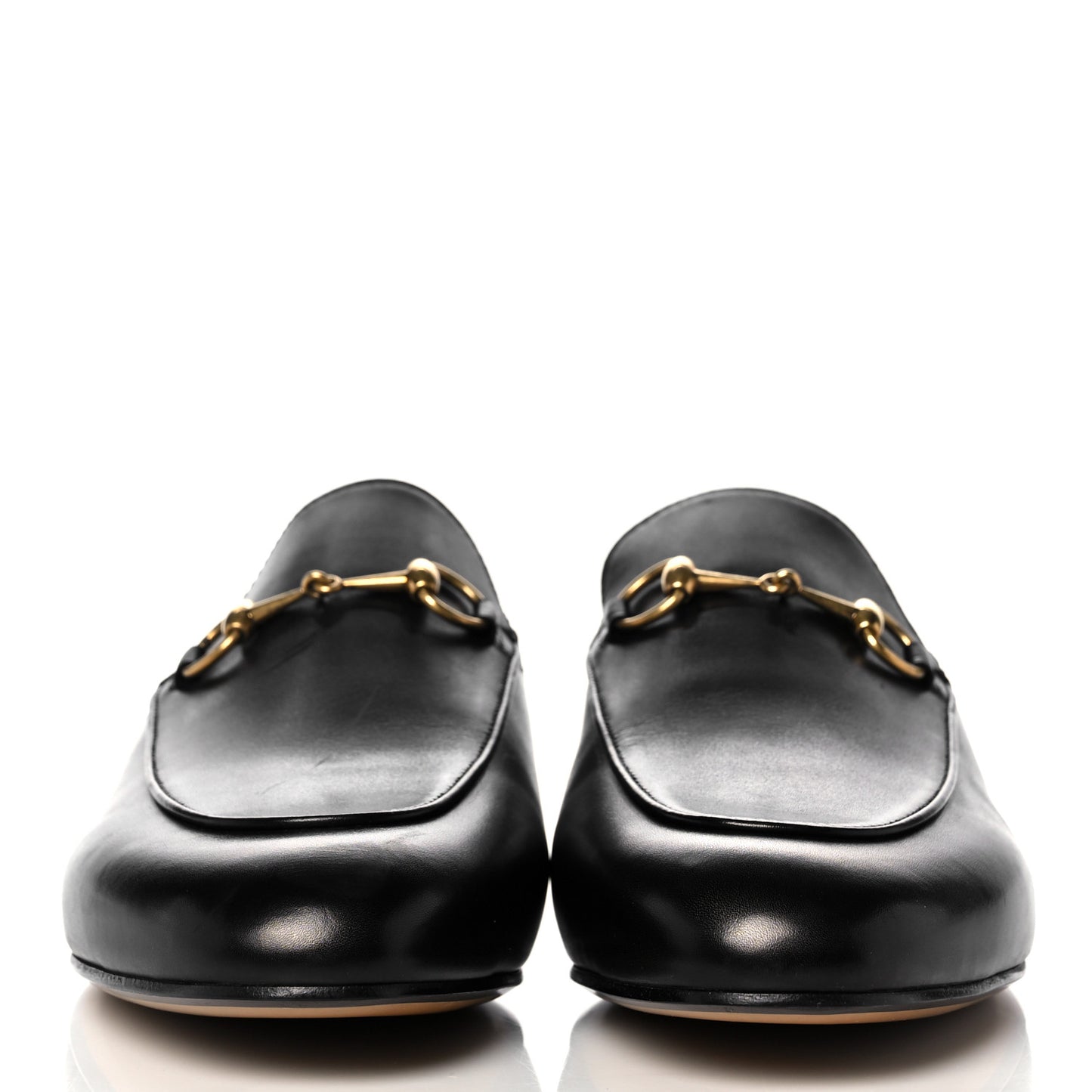 Calfskin Womens Princetown Slippers 40 Black