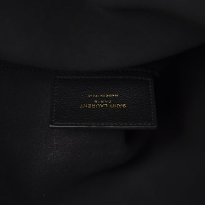 Saint Laurent Calfskin Toy Shopping Tote Black 6 of 10
