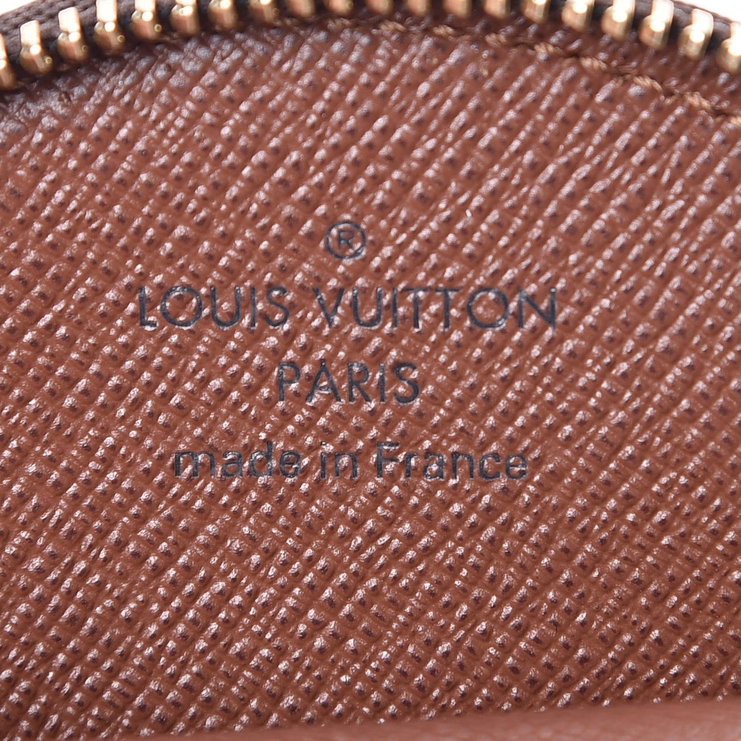 Monogram Round Coin Purse