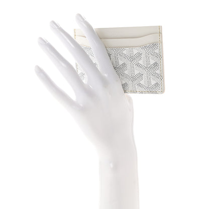 Goyard Goyardine Saint Sulpice Card Holder White 2 of 8