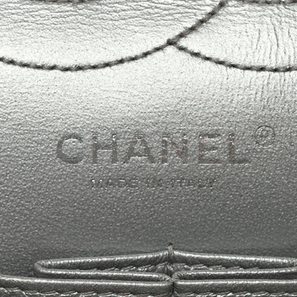 Chanel Metallic Aged Calfskin Quilted 2.55 Reissue 226 Flap Silver 16 of 34