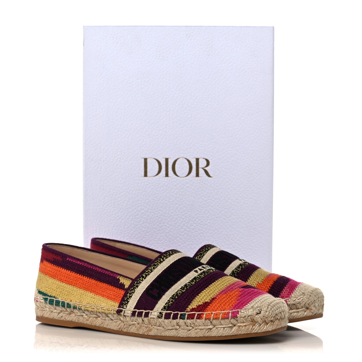 Cotton Embroidered Patchwork Granville Espadrille 39 Multicolor