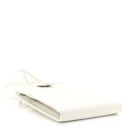 Balenciaga Calfskin Card Holder Crossbody Bag White 4 of 10