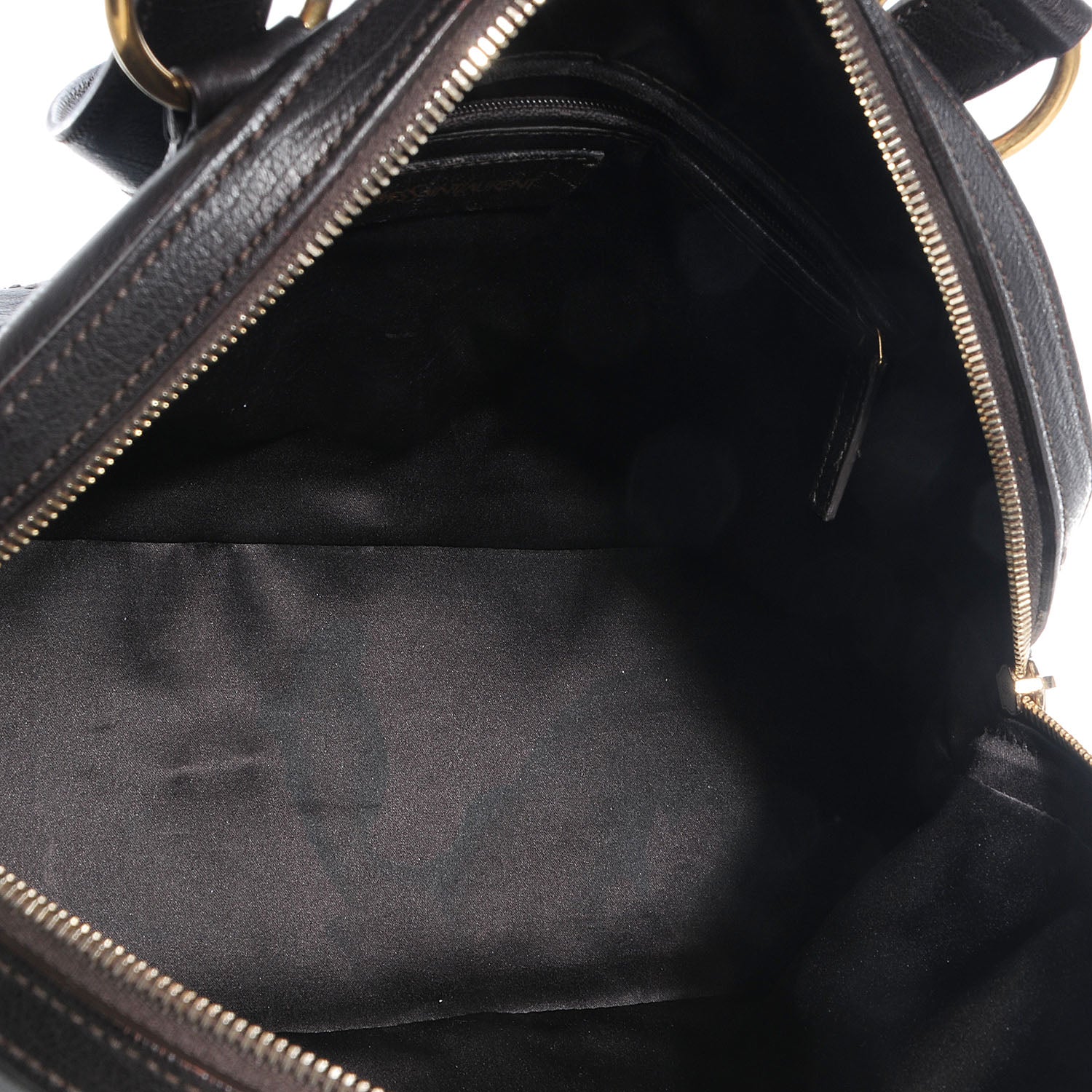 Saint Laurent Leather Large Muse Brown 7 of 10