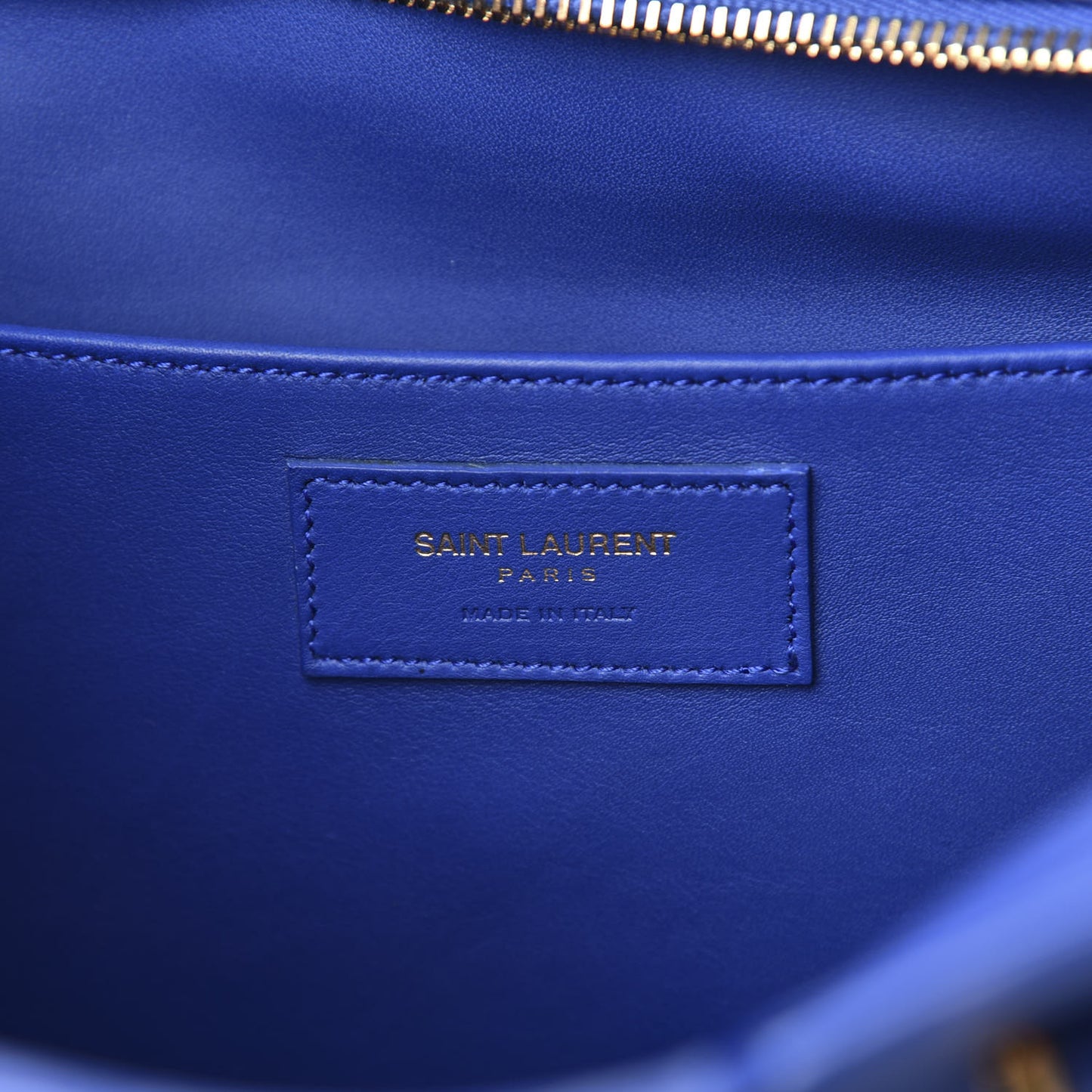 Calfskin Monogram Baby Cabas Blue Majorelle