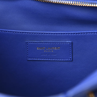 Saint Laurent Calfskin Monogram Baby Cabas Blue Majorelle 5 of 9