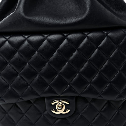 Chanel Lambskin Quilted Large In Seoul Backpack Navy 15 of 19