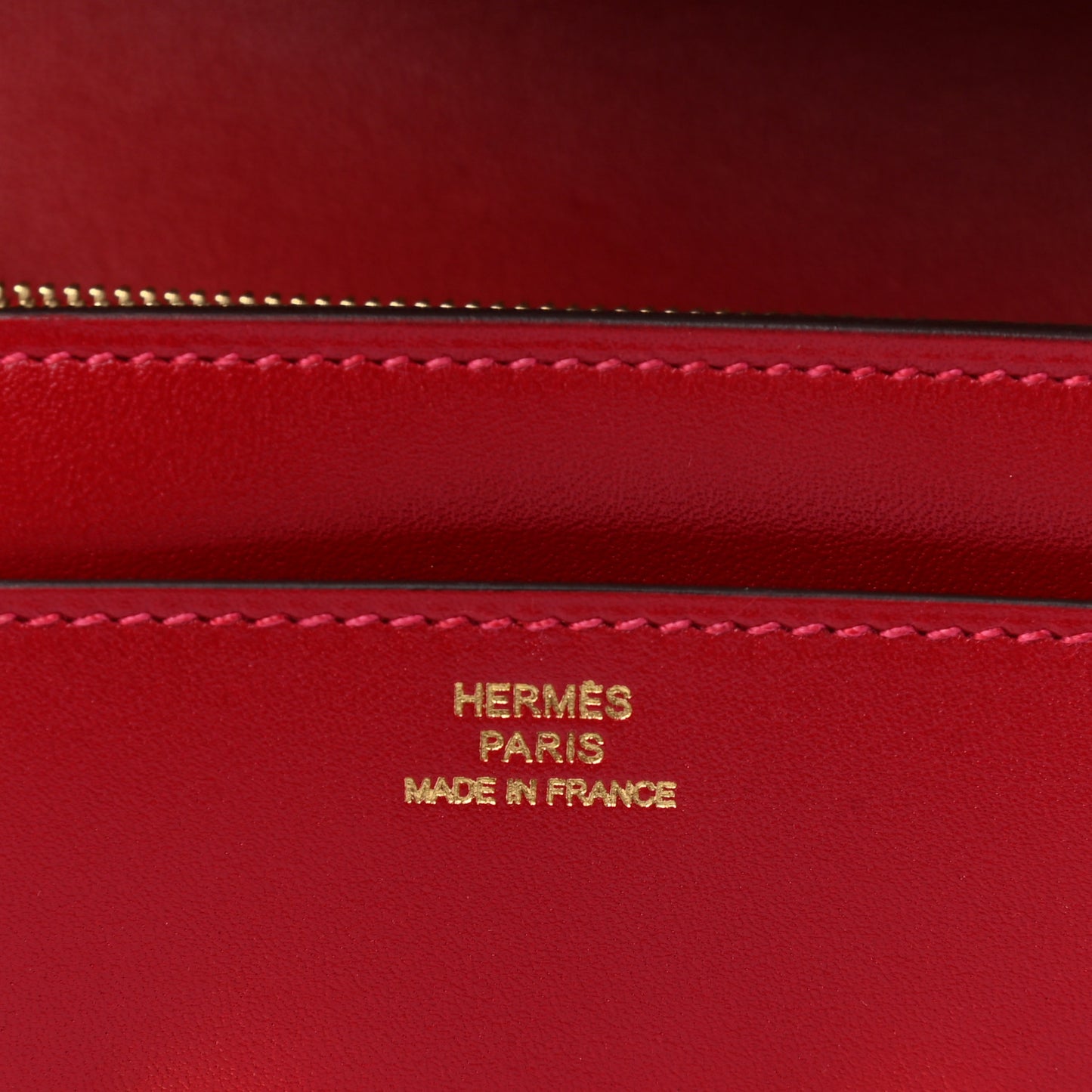 Tadelakt Constance Long Wallet Rouge Vif