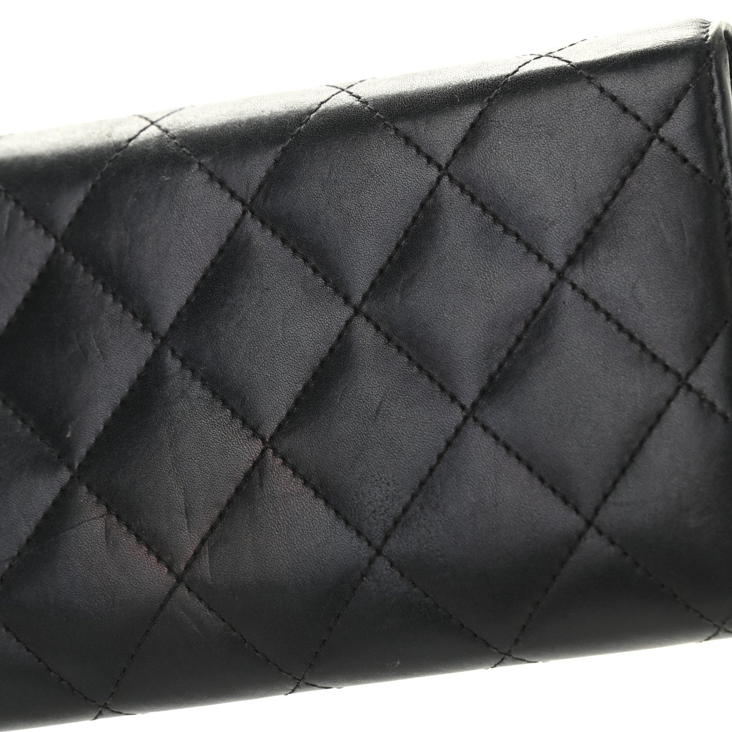 Chanel Calfskin Quilted Cambon Tri-Fold Wallet Black 25 of 25