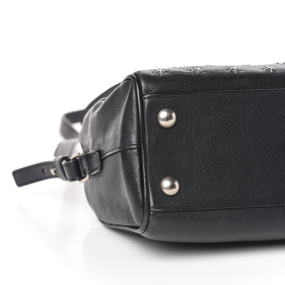 Saint Laurent Calfskin Star Studded Classic Baby Duffle Black 9 of 11