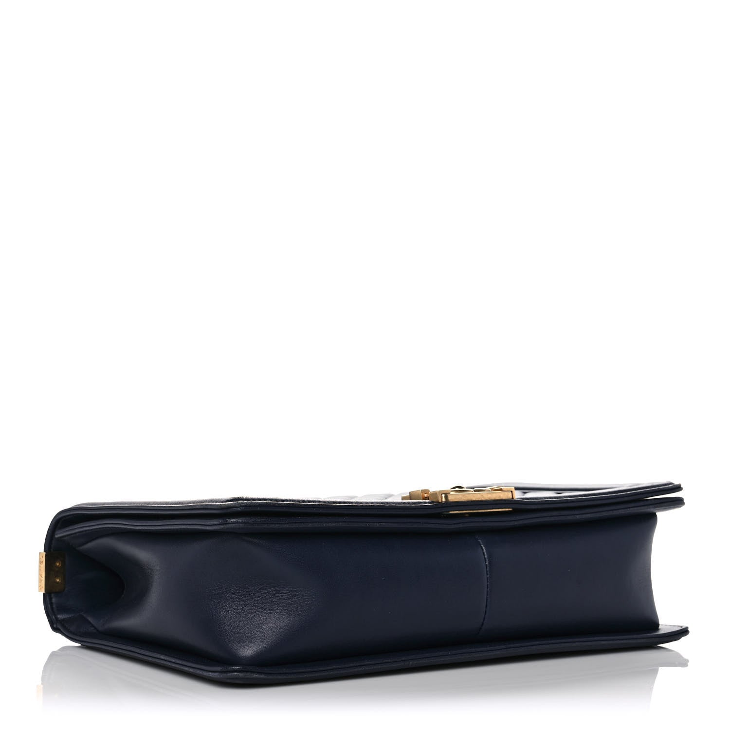 Chanel Lambskin Quilted Large Boy Flap Navy 4 of 10