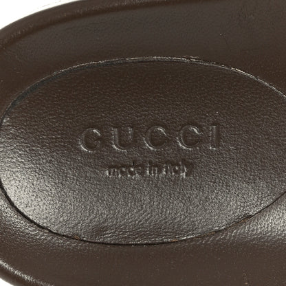 Gucci GG Supreme Monogram Miro Soft Calfskin Womens Horsebit Slippers 38 Beige Ebony New Acero 7 of 10