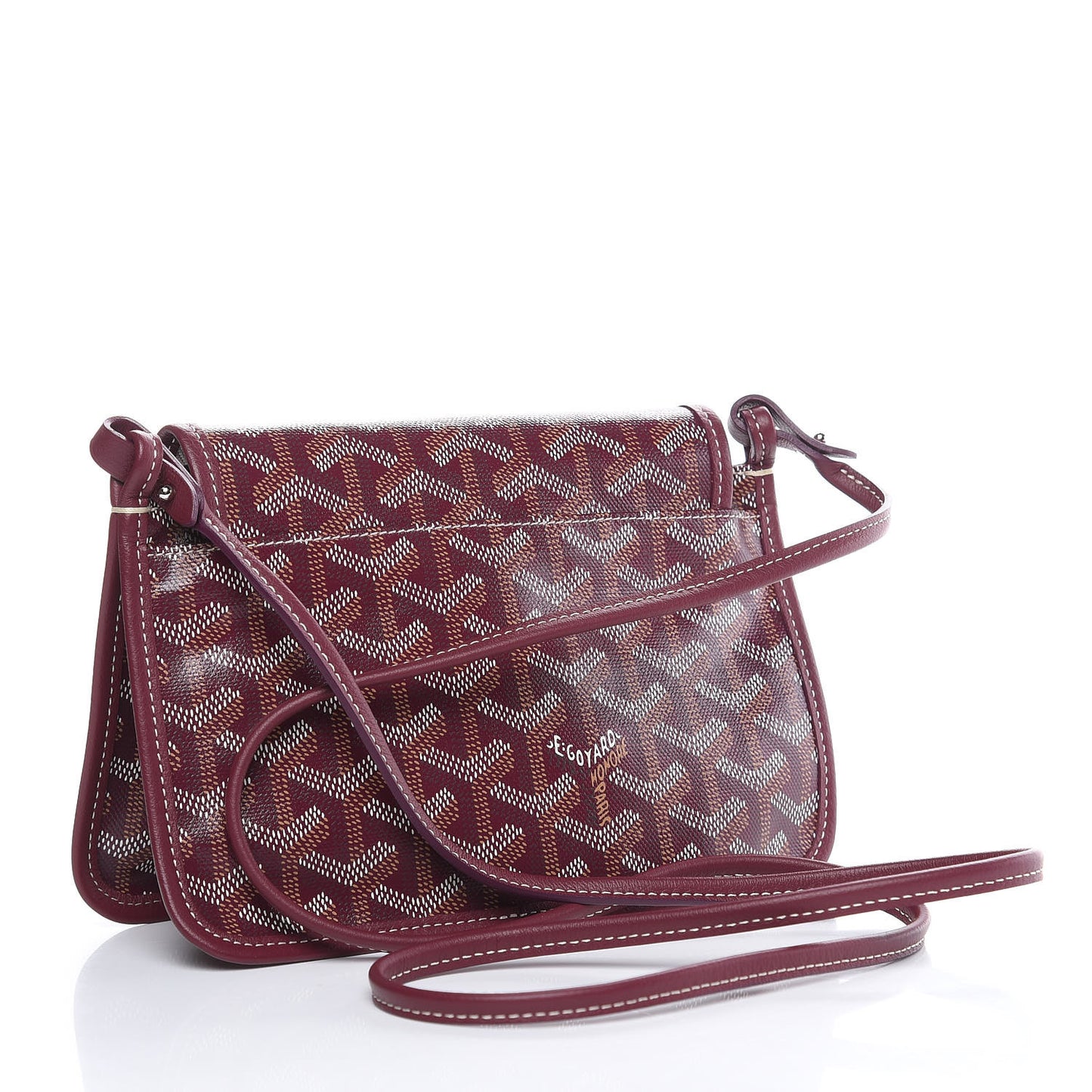 Goyardine Plumet Wallet Clutch Burgundy