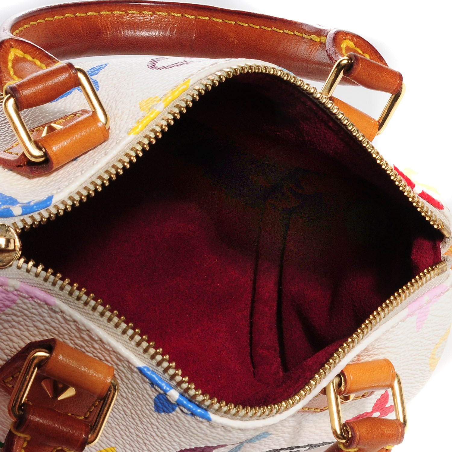 Louis Vuitton Monogram Multicolor Mini Sac HL Speedy White 100428