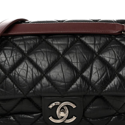 Chanel Aged Calfskin Medium New Portobello Flap Black 8 of 10