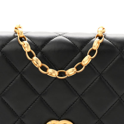 Chanel Lambskin Quilted Small CC Coin Flap Bag Black 8 of 11