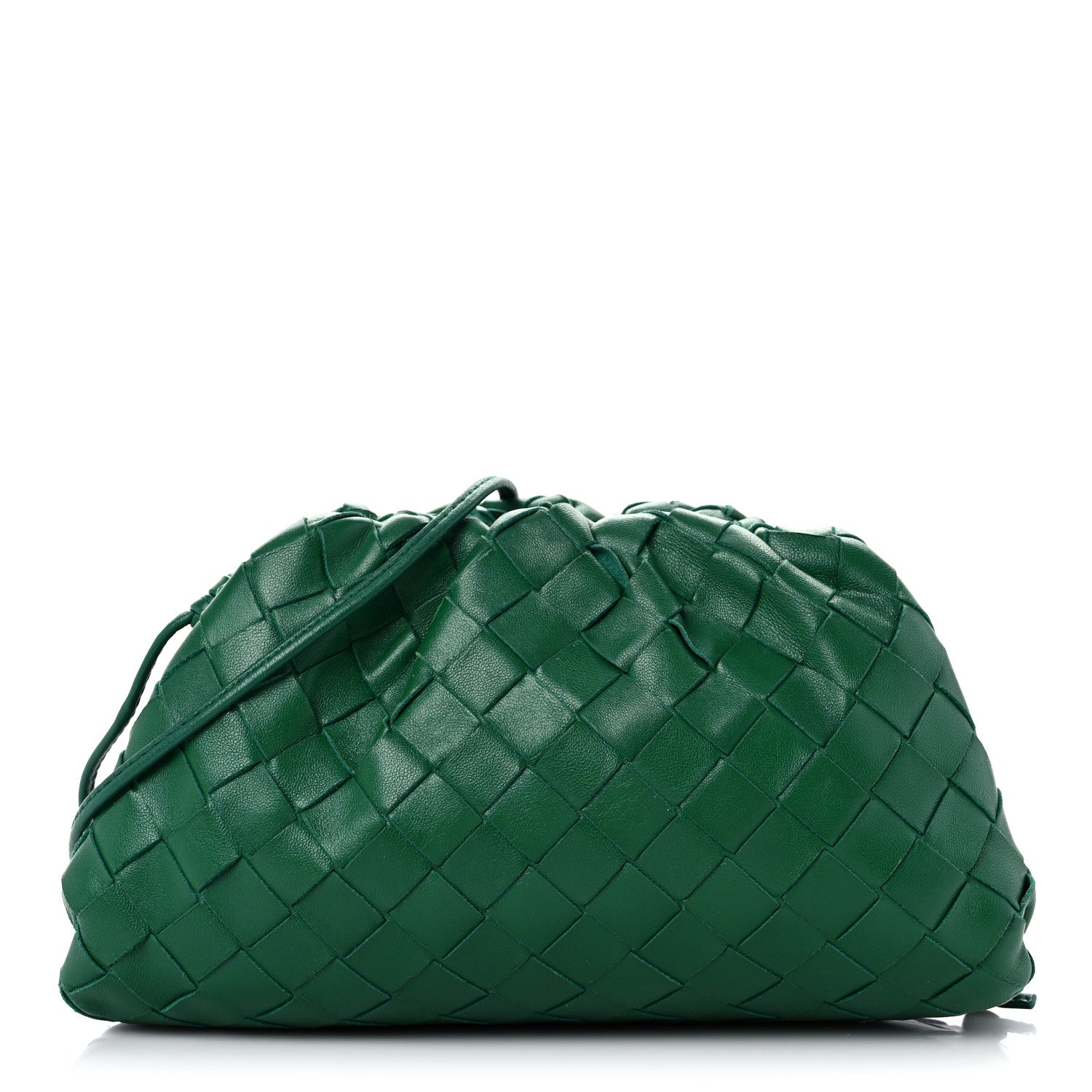 Bottega Veneta Nappa Intrecciato The Mini Pouch Racing Green 1 of 14