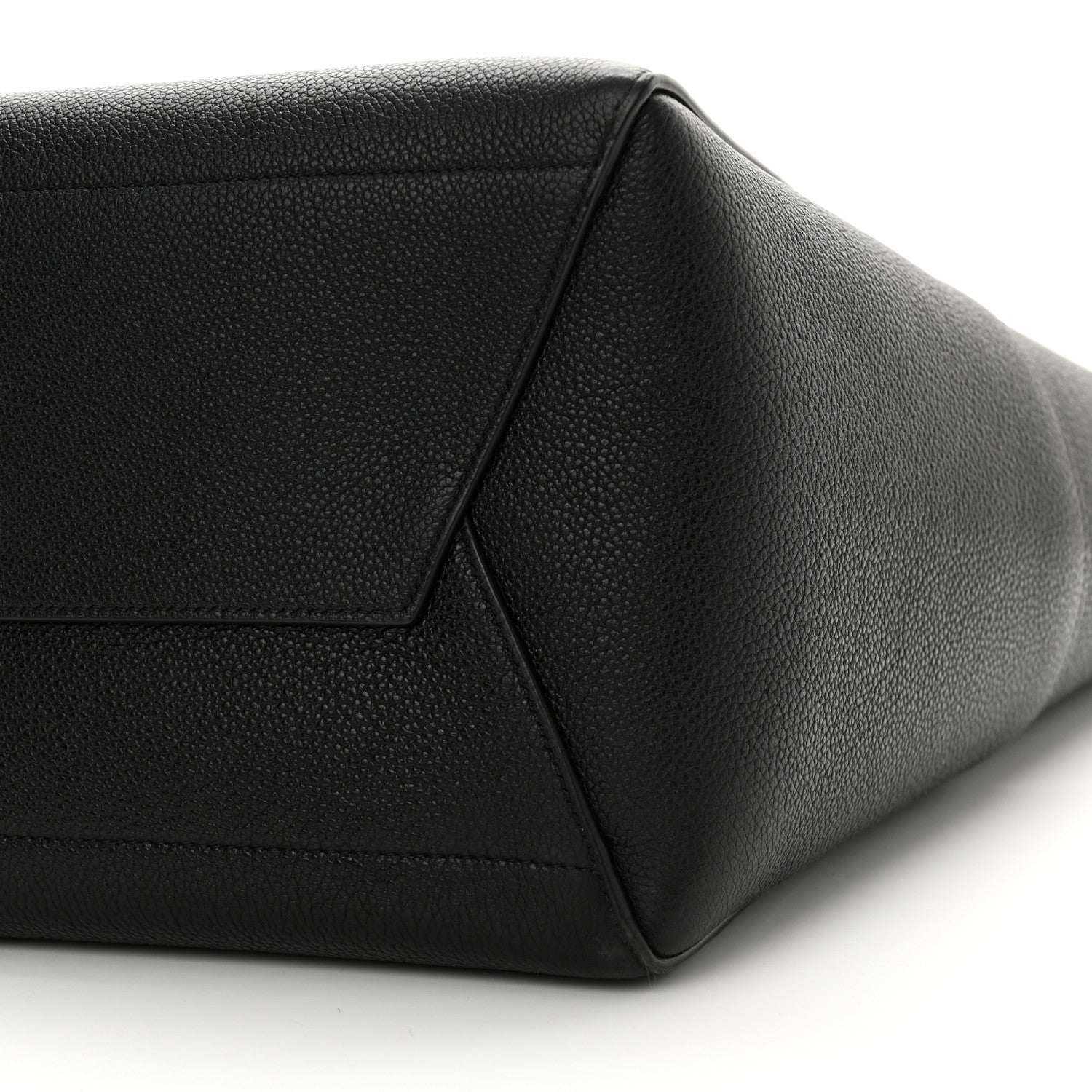 Celine Soft Grained Calfskin Sangle Bucket Bag Black 11 of 12