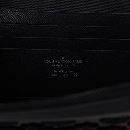 Louis Vuitton Monogram Tuffetage Soft Trunk Clutch Black 8 of 11