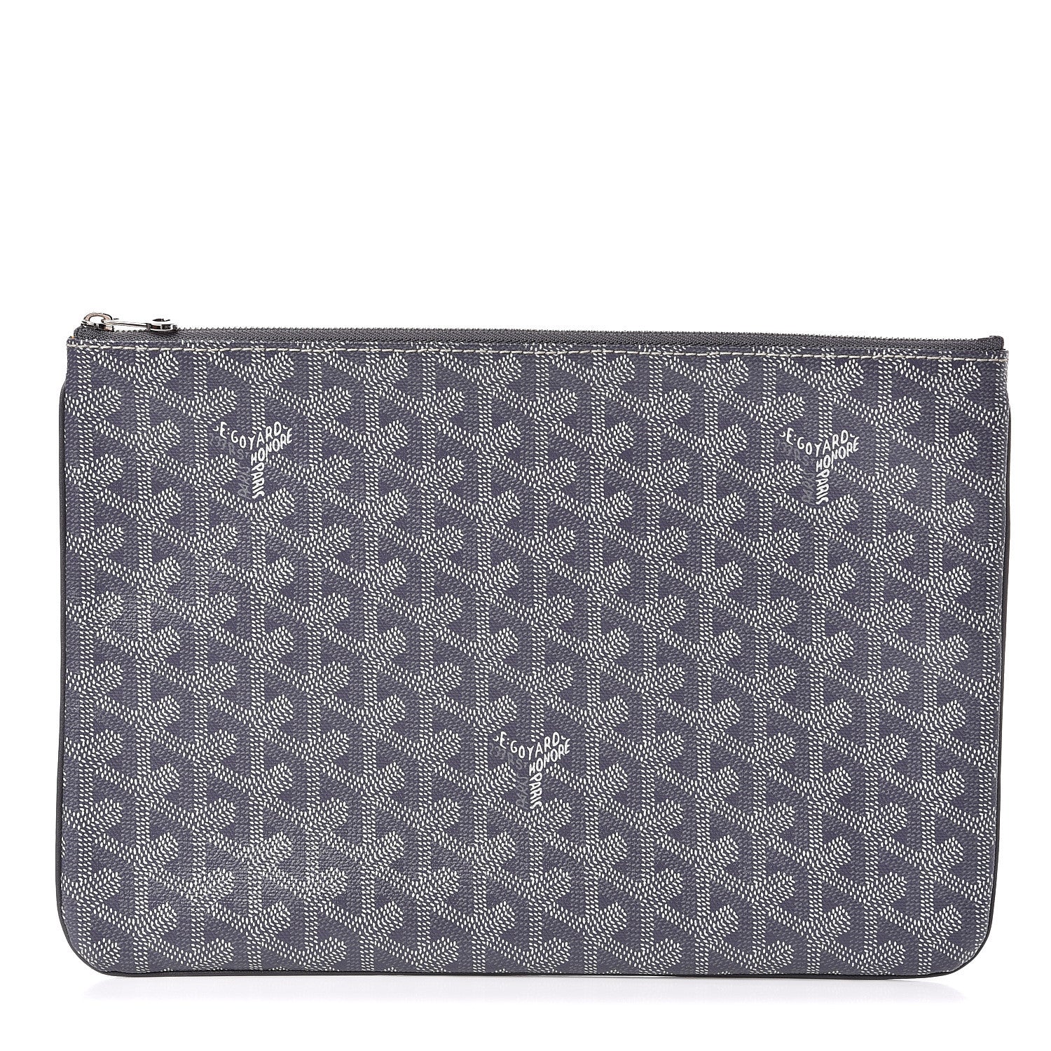 Goyard Goyardine Senat Pochette MM Grey 1 of 7