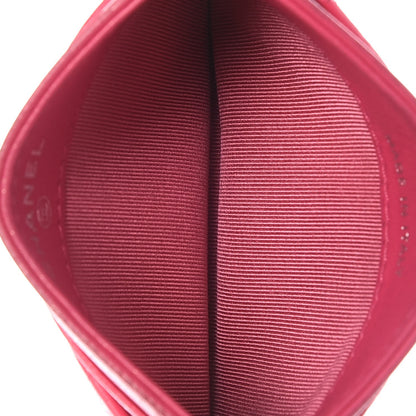 Chanel Lambskin Quilted Card Holder Fuchsia 5 of 13