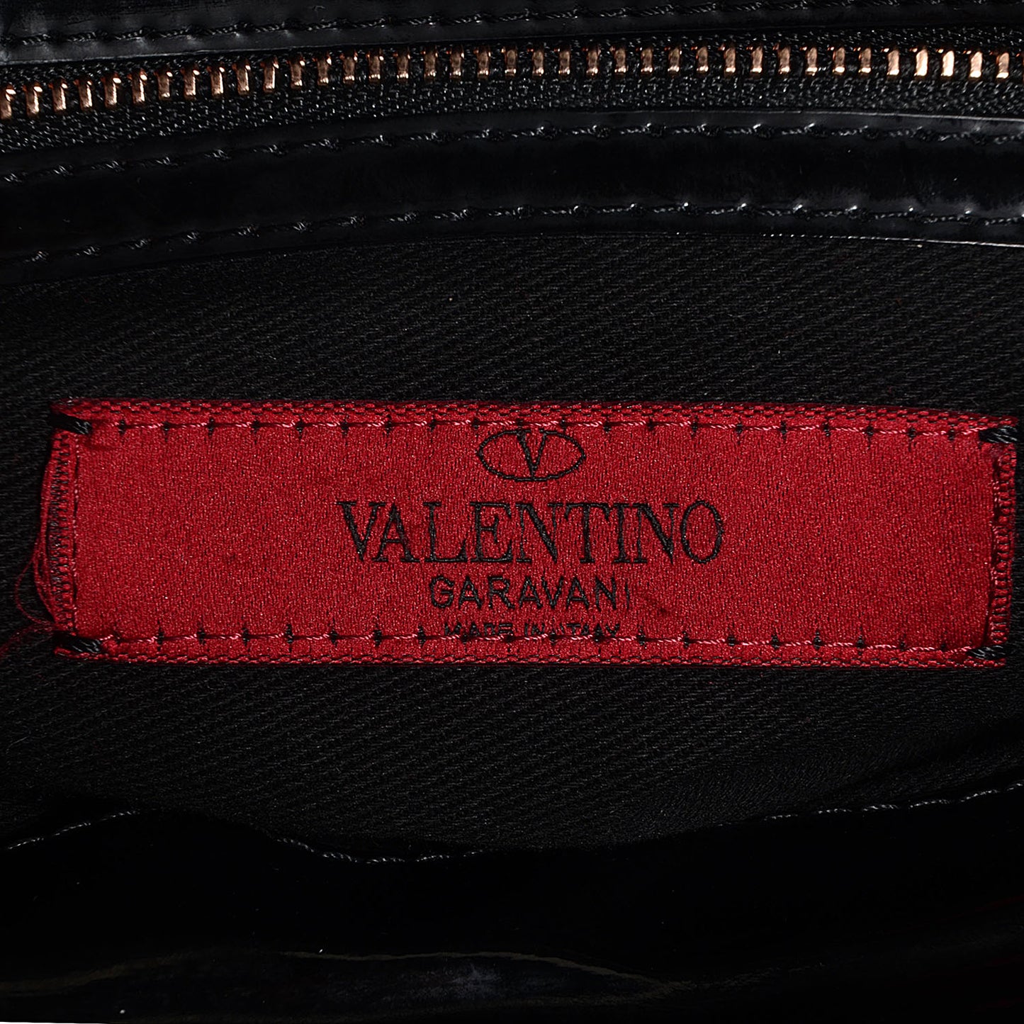 Coated Canvas Lacca Fleur Satchel Black