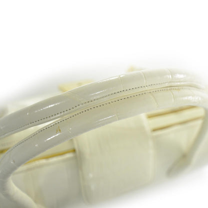 Judith Leiber Alligator Frame Bag White 4 of 11