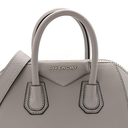 Givenchy Sugar Goatskin Mini Antigona Pearl Grey 8 of 11