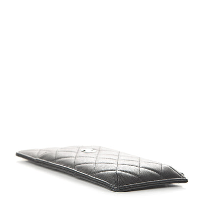 Chanel Caviar Quilted Classic Flat Wallet Pouch Black 4 of 8