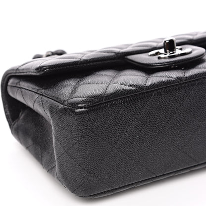 Chanel Iridescent Caviar Quilted Mini Rectangular Flap Black 8 of 11