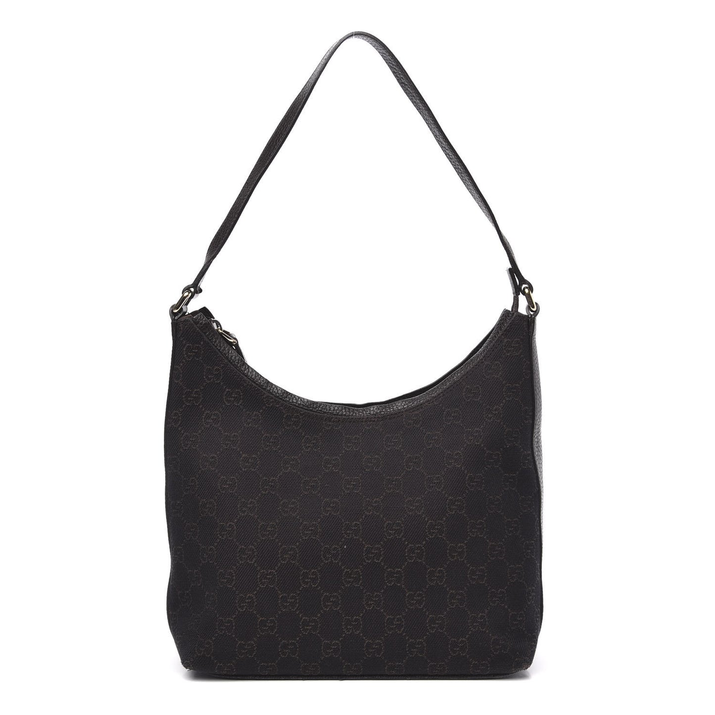 Monogram Hobo Dark Brown