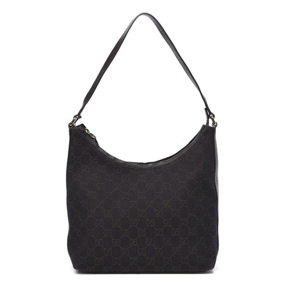 Gucci Monogram Hobo Dark Brown 1 of 10