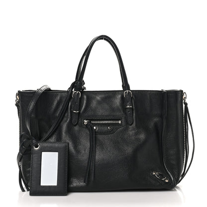 Balenciaga Veau Papier A6 Zip Around Tote Black 3 of 14