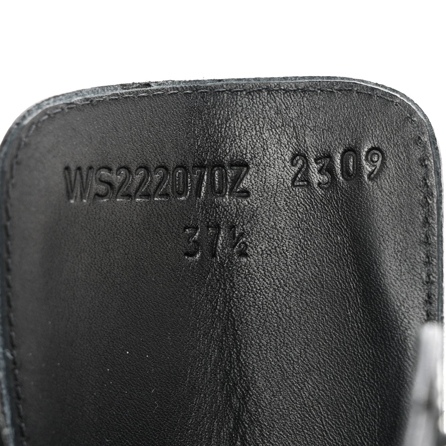Hermes Glossed Calfskin Funk Ankle Boots 37.5 Black 8 of 9