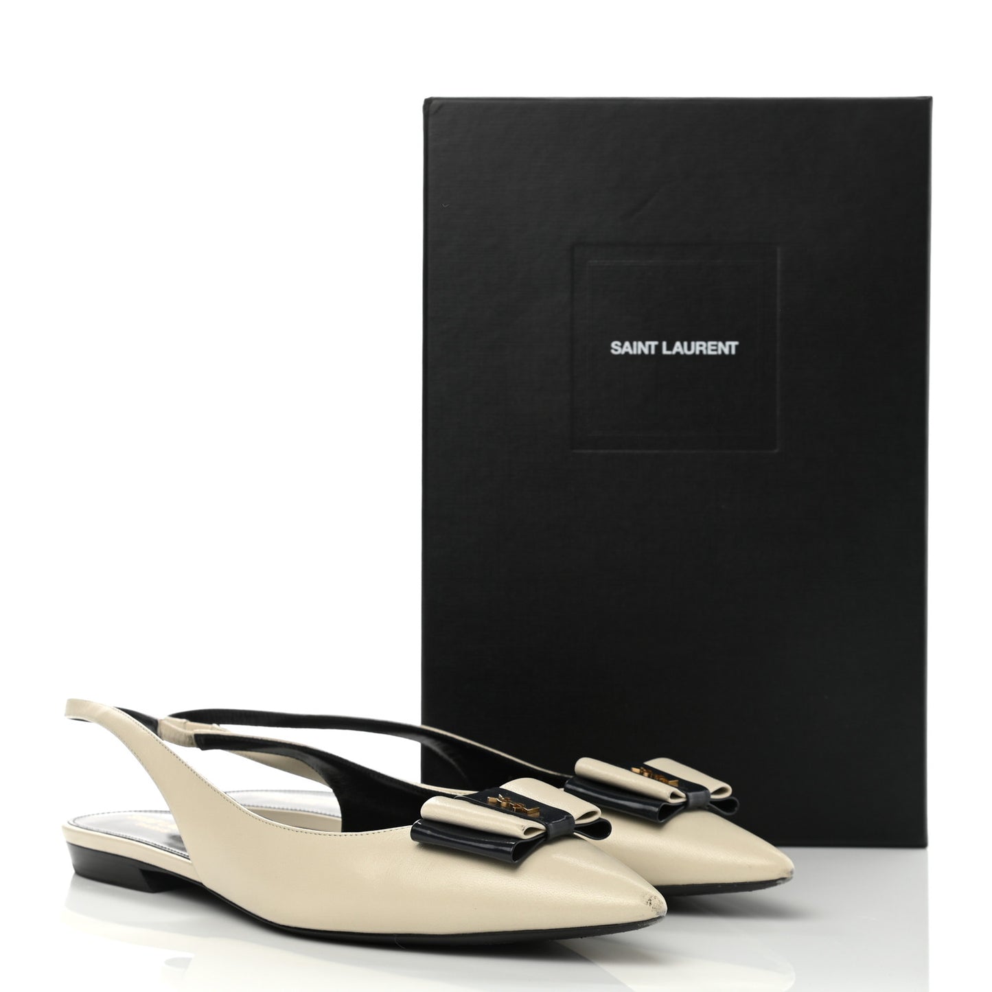 Belfagor Anais Slingback Flats 41 Navy Pearl