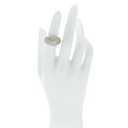 Parker & West by FASHIONPHILE 18K Yellow Gold Diamond  3.18ctw Seven Row Dome Band Ring 51 5.75 2 of 10