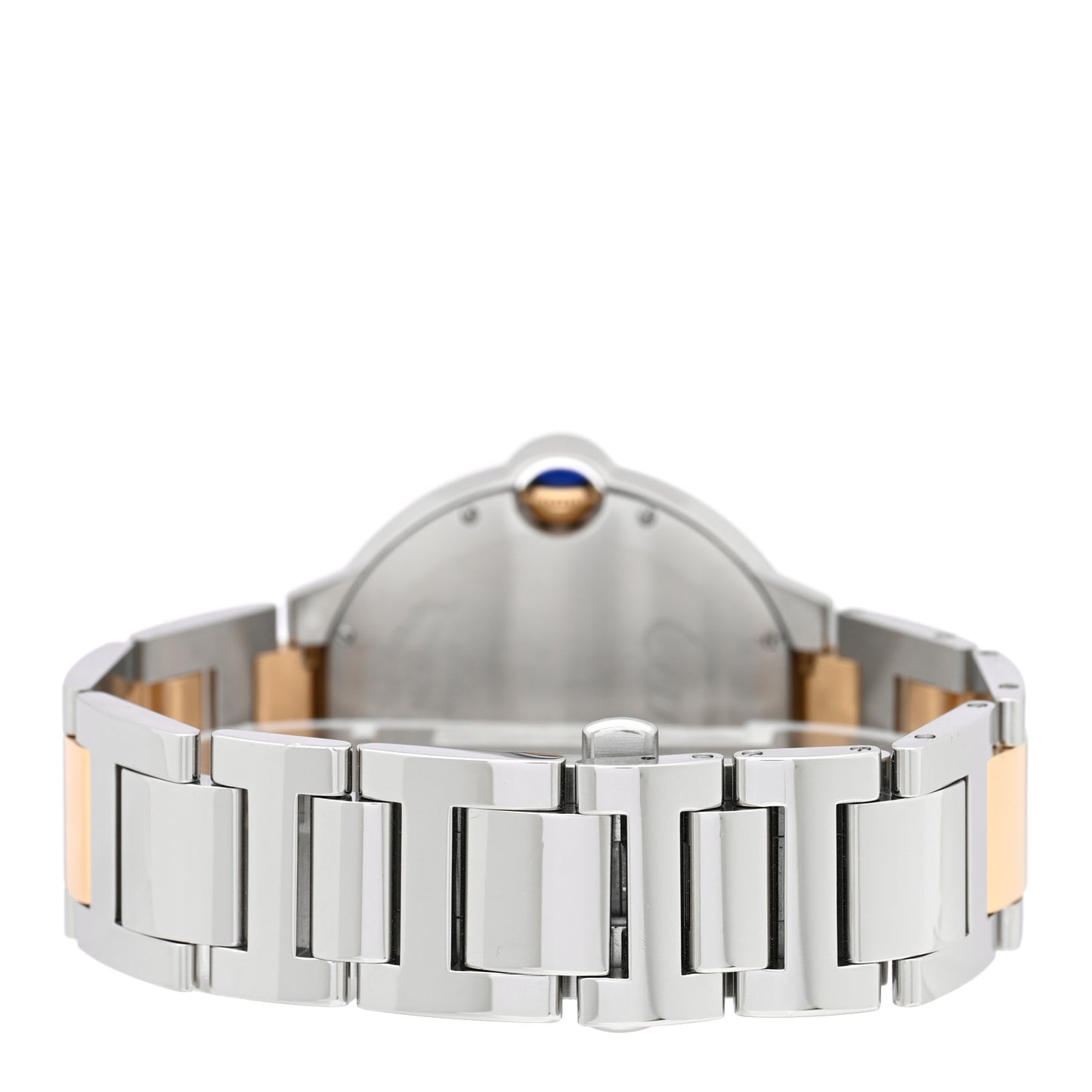 Stainless Steel 18K Yellow Gold 42mm Ballon Bleu De Cartier Automatic Watch