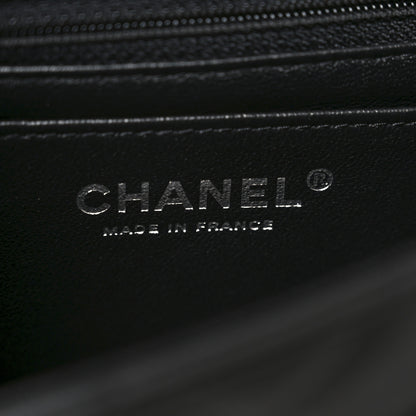 Chanel Lambskin Quilted Mini Rectangular Flap Black 6 of 11