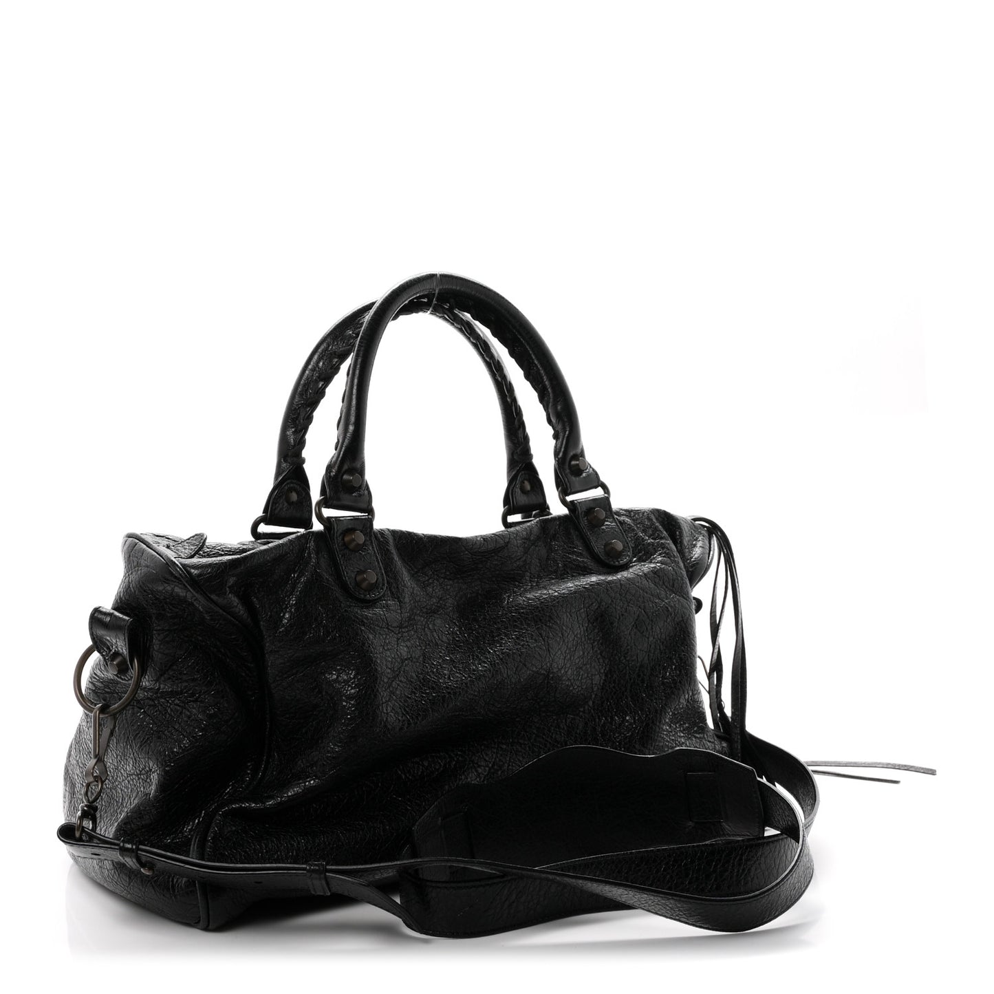 Agneau Classic Hardware Boston  Black