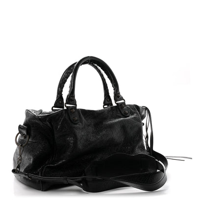 Balenciaga Agneau Classic Hardware Boston  Black 4 of 11