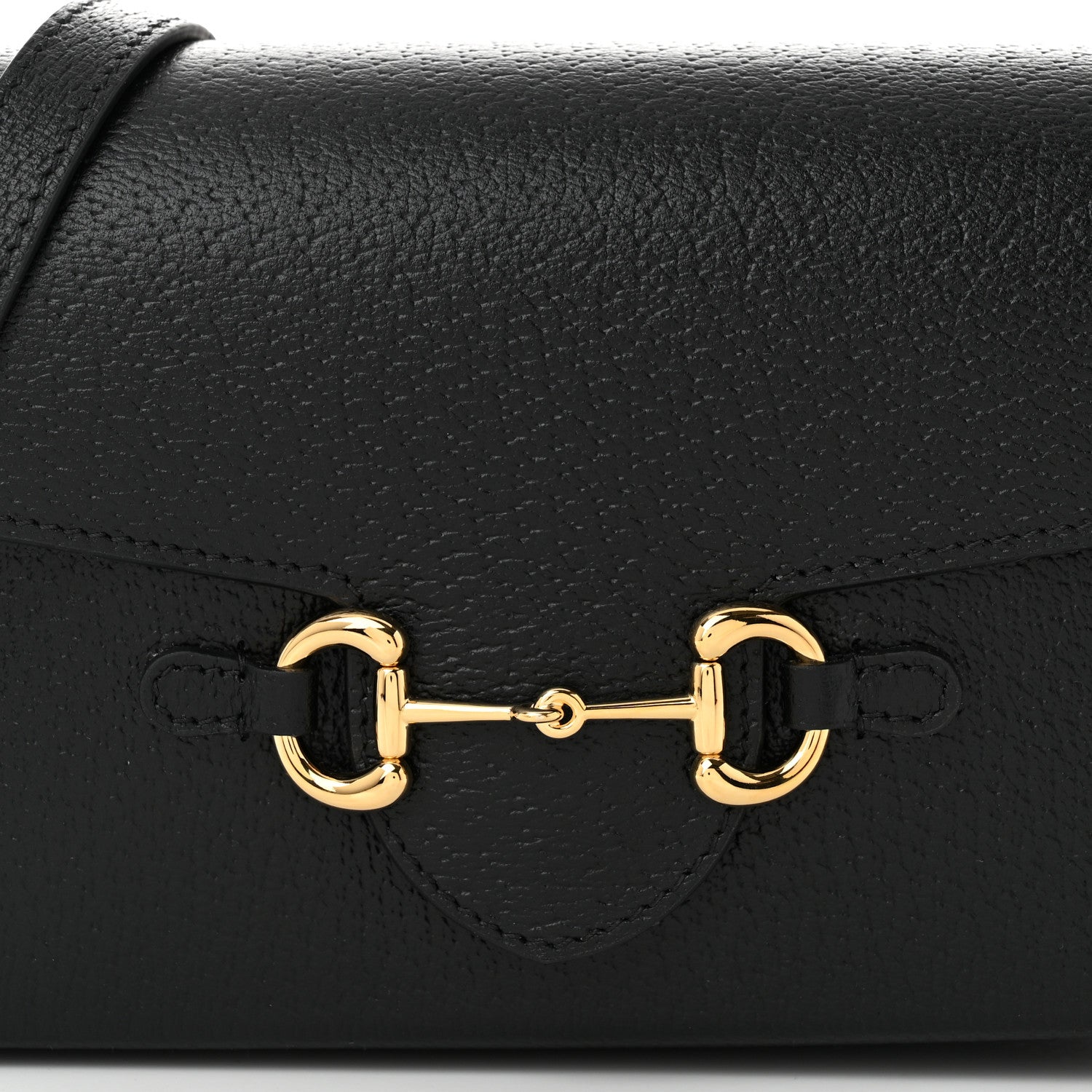 Gucci Calfskin Horsebit 1955 Shoulder Bag Black 8 of 11