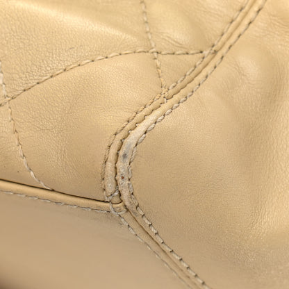 Chanel Lambskin Quilted CC Tote Beige 12 of 24